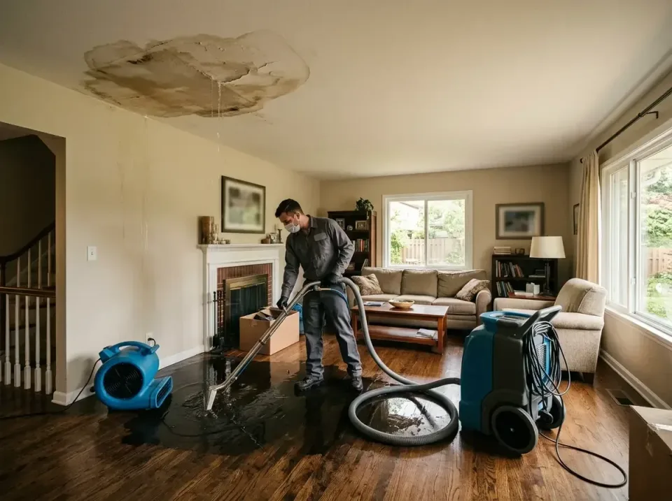 attic-pipe-burst-ceiling-drip-008 — frequently asked questions, Water Damage Restoration & Carpet Care in Pennsylvania